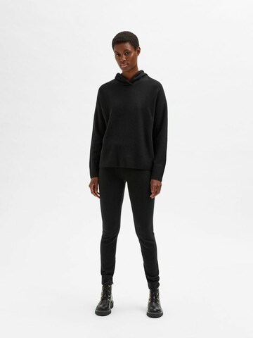 Selected Femme Petite Sweatshirt in Schwarz