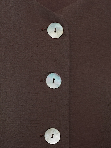 MANGO Gilet 'NINA-H' in Bruin