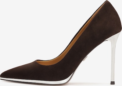 Vakariniai bateliai iš Kazar, spalva – tamsiai ruda / sidabrinė, Prekių apžvalga