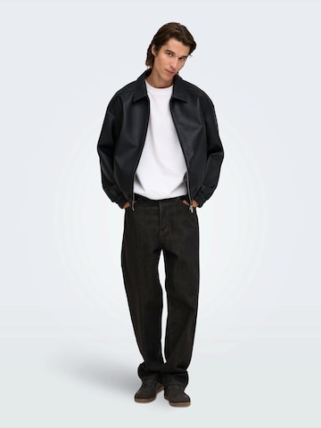 Only & Sons Loosefit Τζιν 'ONSFADE' σε καφέ