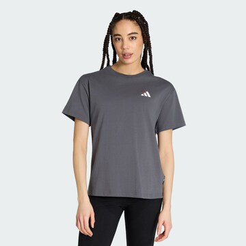 ADIDAS SPORTSWEAR Funktionsshirt in Grau: Vorderseite