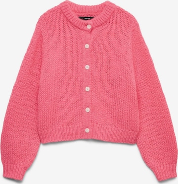 Cardigan 'VMWilo' VERO MODA en rose : devant