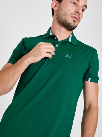 T-Shirt fonctionnel 'Polo' SPORTKIND en vert