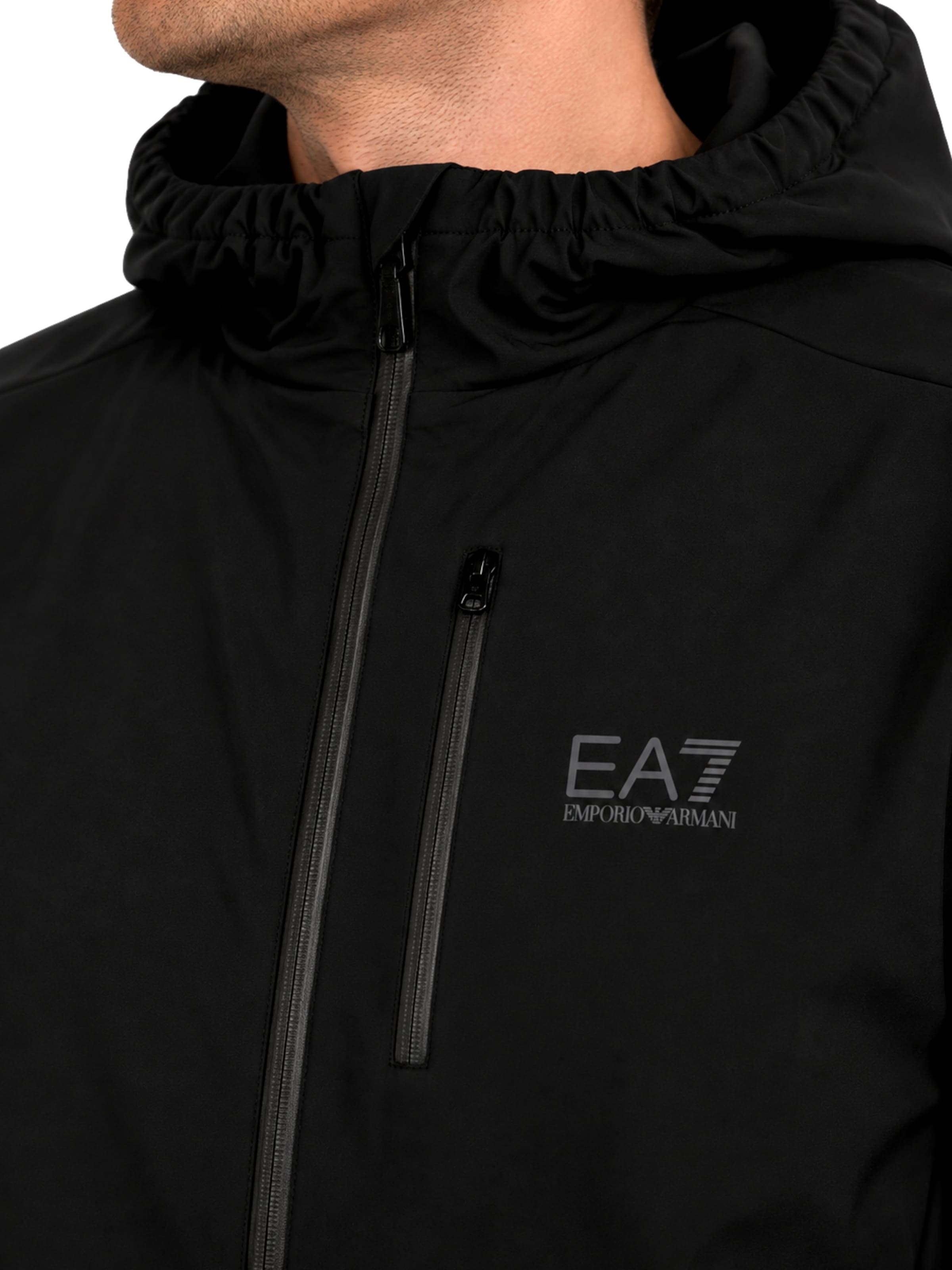 EA7 Emporio Armani Яке за трениране в черно