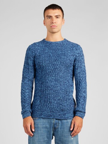 Pull-over BLEND en bleu : devant