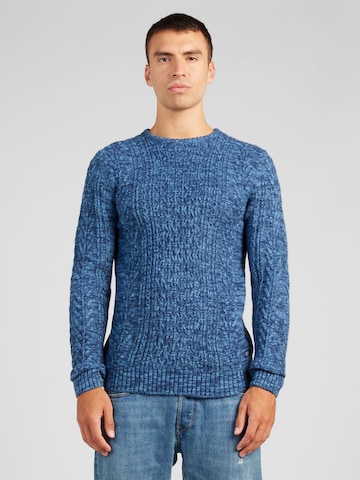 BLEND - Pullover em azul: frente