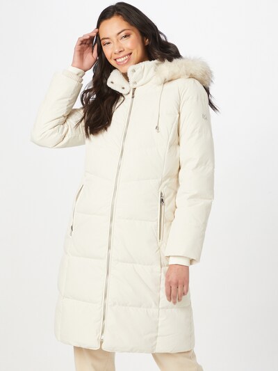 Lauren Ralph Lauren Between-Seasons Coat in Cream, View model
