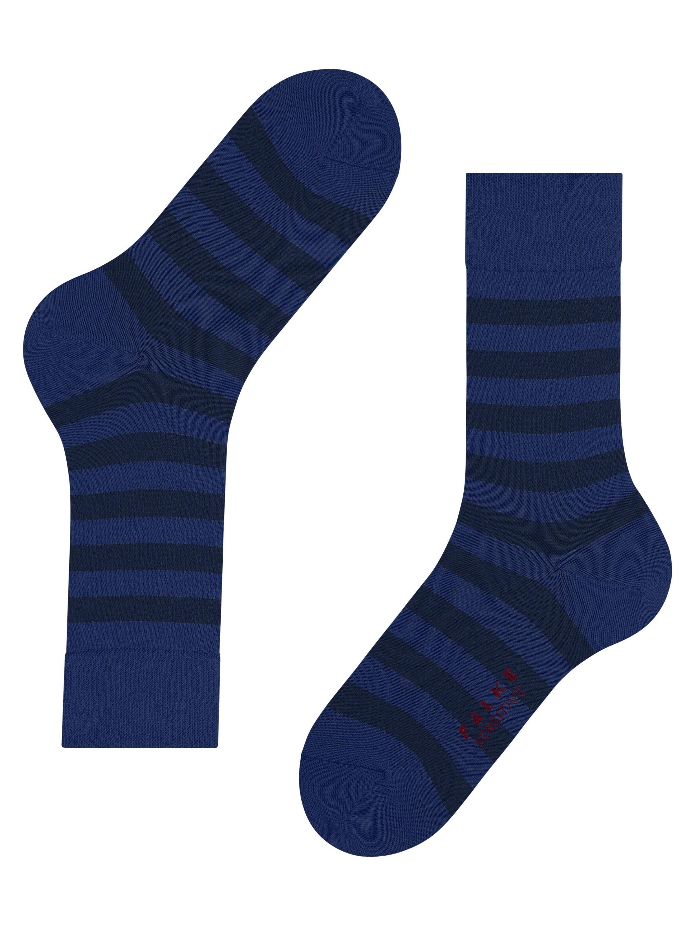 FALKE Socken 'Sensitive Mappd Line'‌‌‌‌‌‌‌‌ in Blau