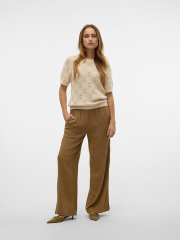 VERO MODA Pulover 'VMPRECIOUS' | bež barva