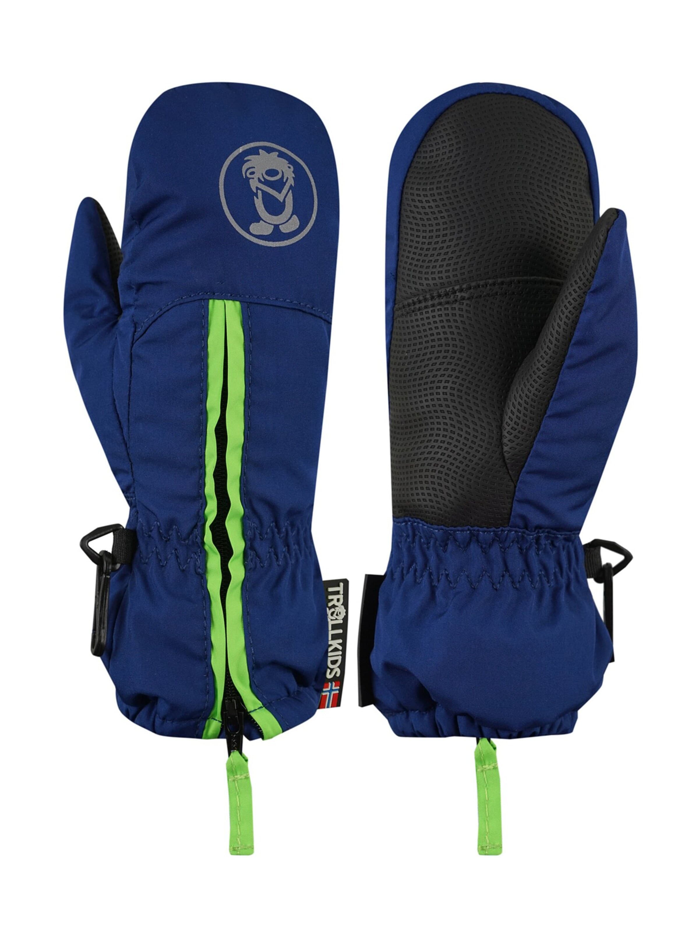 TROLLKIDS Gloves in Blue: front