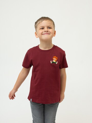 Bavarian Caps Shirt 'Pumuckl lacht' in Red