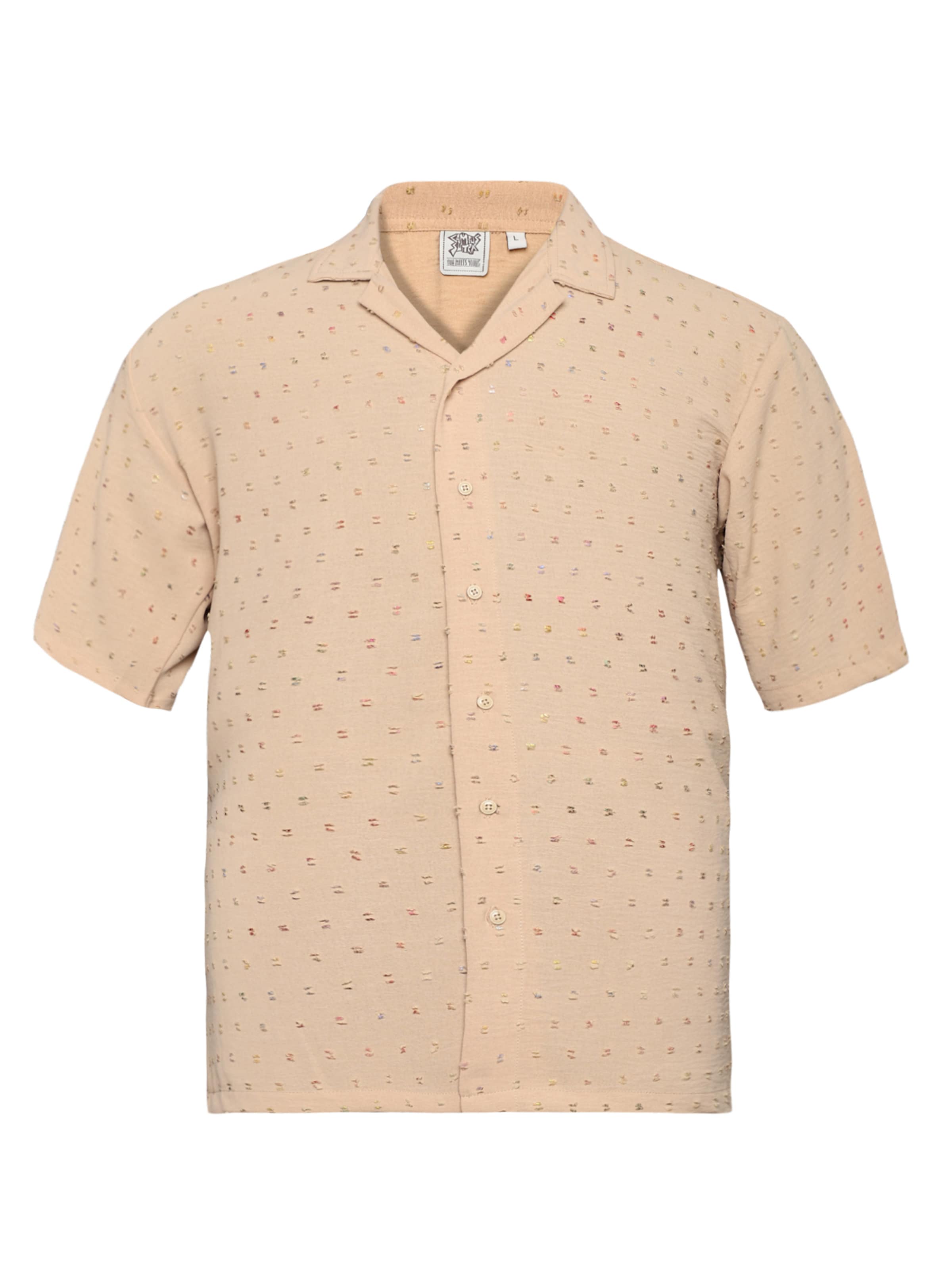 Campus Sutra - Regular Fit Camisa 'Tamra' em bege: frente