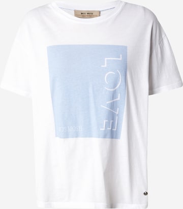 T-shirt MOS MOSH en bleu : devant