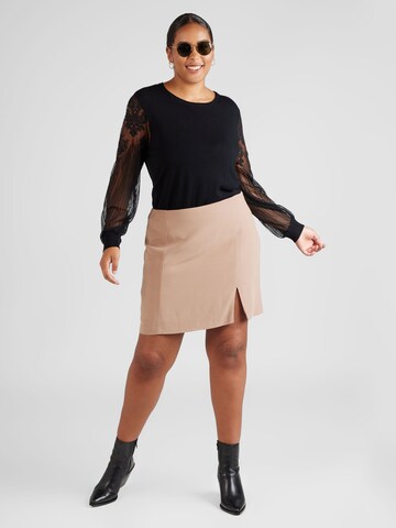 ONLY Curve Pullover 'VIKTORIA' in Schwarz