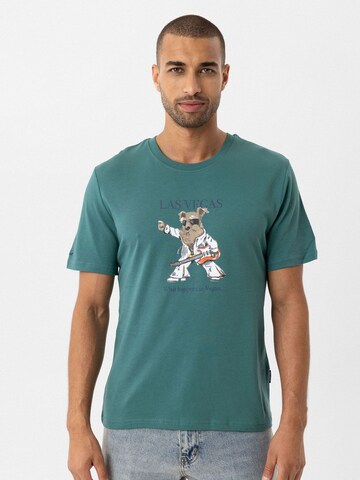 T-Shirt 'Aldo' Williot en vert : devant