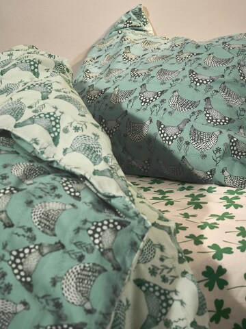 ESSENZA Duvet Cover 'Chicken Run' in Green