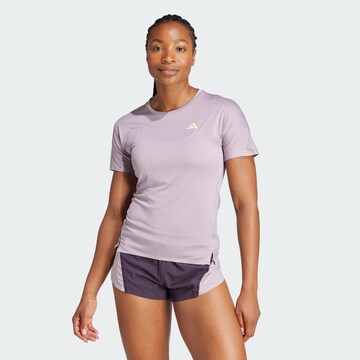 T-shirt fonctionnel ' Adizero' ADIDAS PERFORMANCE en violet : devant