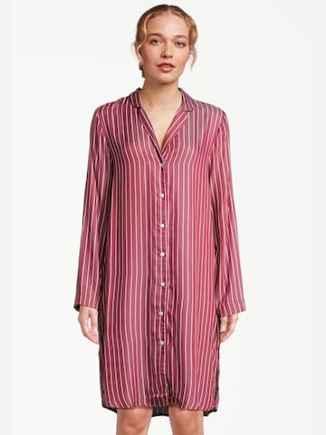 SEIDENSTICKER Nightgown 'Classic Web' in Red