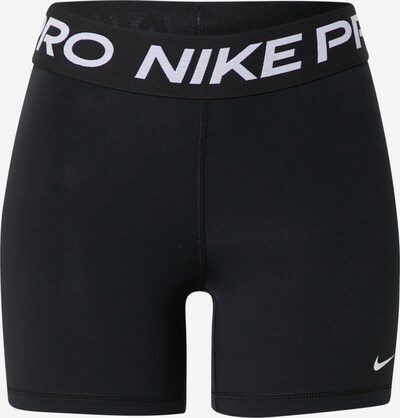 NIKE Спортен панталон 'Pro 365' в сиво / черно / бяло, Преглед на продукта