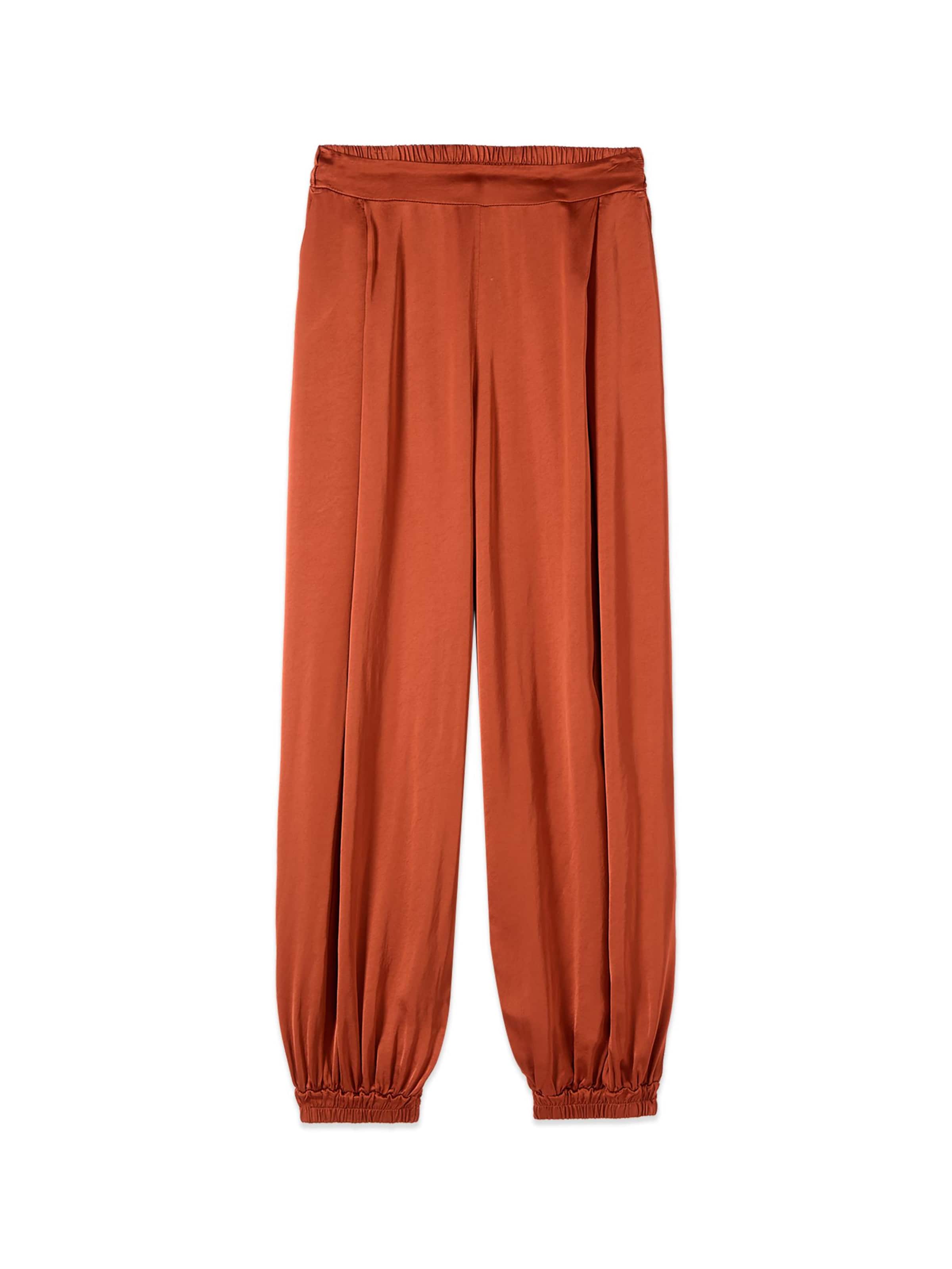 Loosefit Pantalon oltre en orange : devant