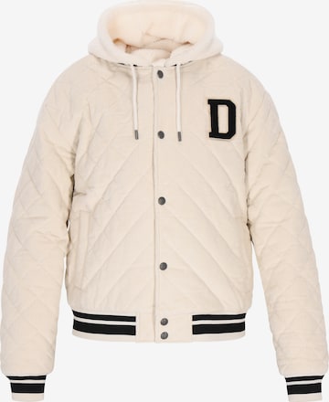 DreiMaster Vintage Winterjas in Beige: voorkant