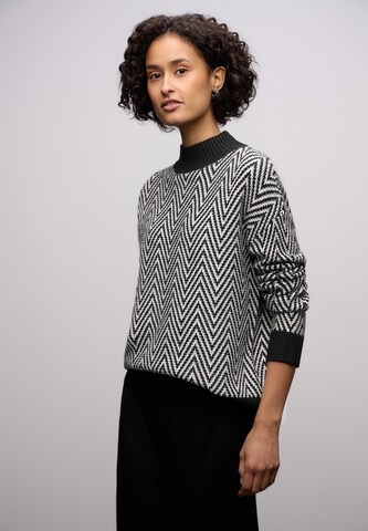 STREET ONE Pullover in Schwarz