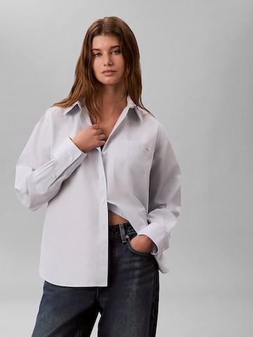 Chemisier Calvin Klein Jeans en bleu : devant