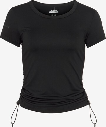 FAYN SPORTS Performance Shirt in Black: front