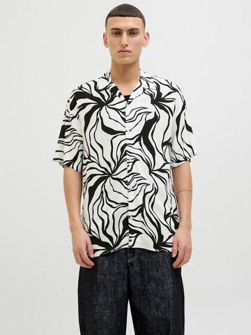 JACK & JONES Comfort fit Srajca 'JJJEFF' | bela barva: sprednja stran