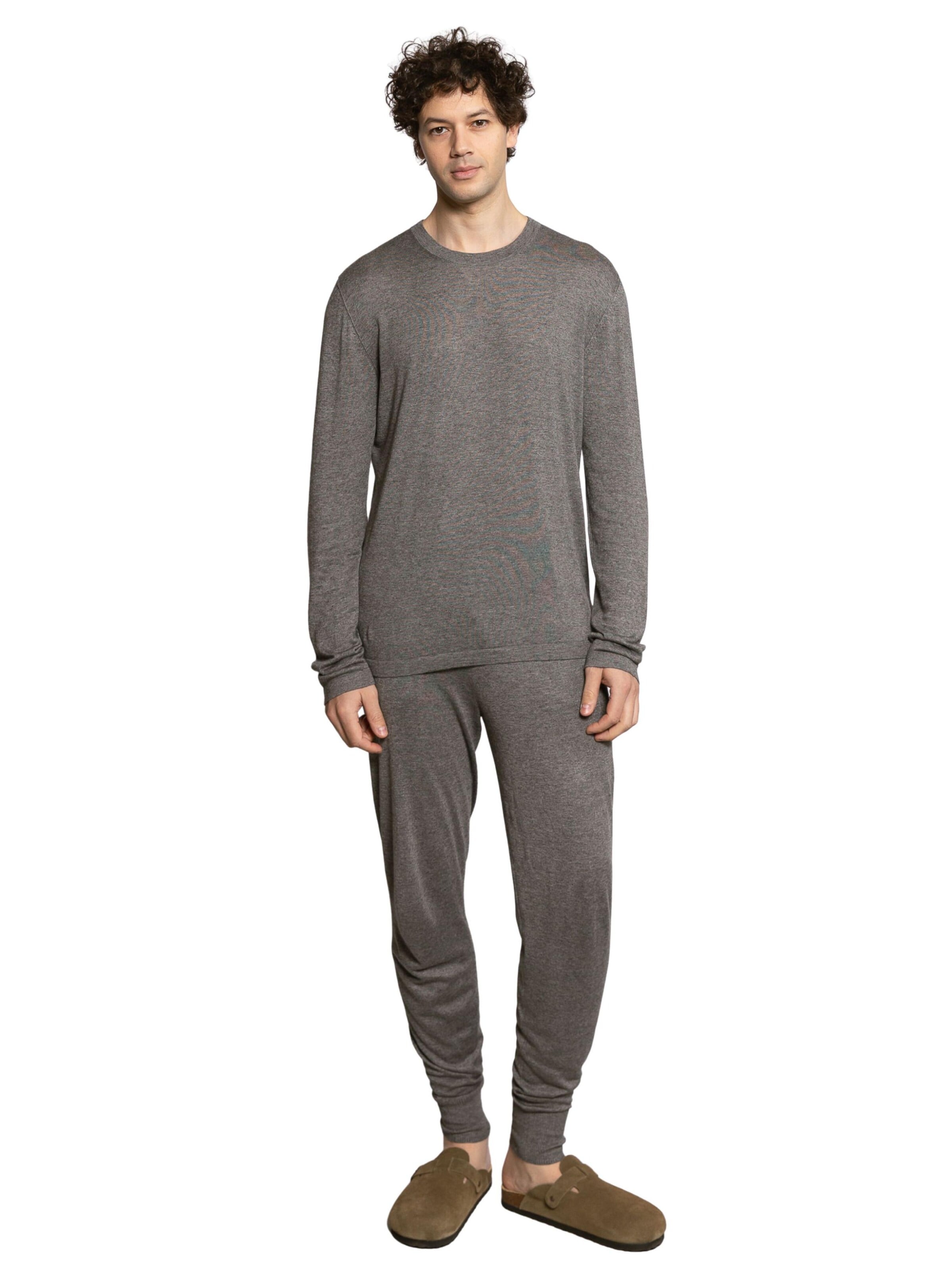 Loosefit Pantalon 'Bamboo' LDB en gris : devant