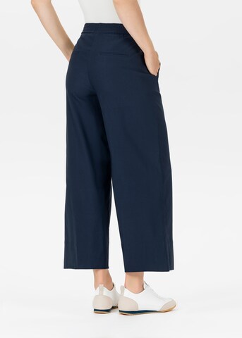 STEHMANN Wide Leg Hose in Blau
