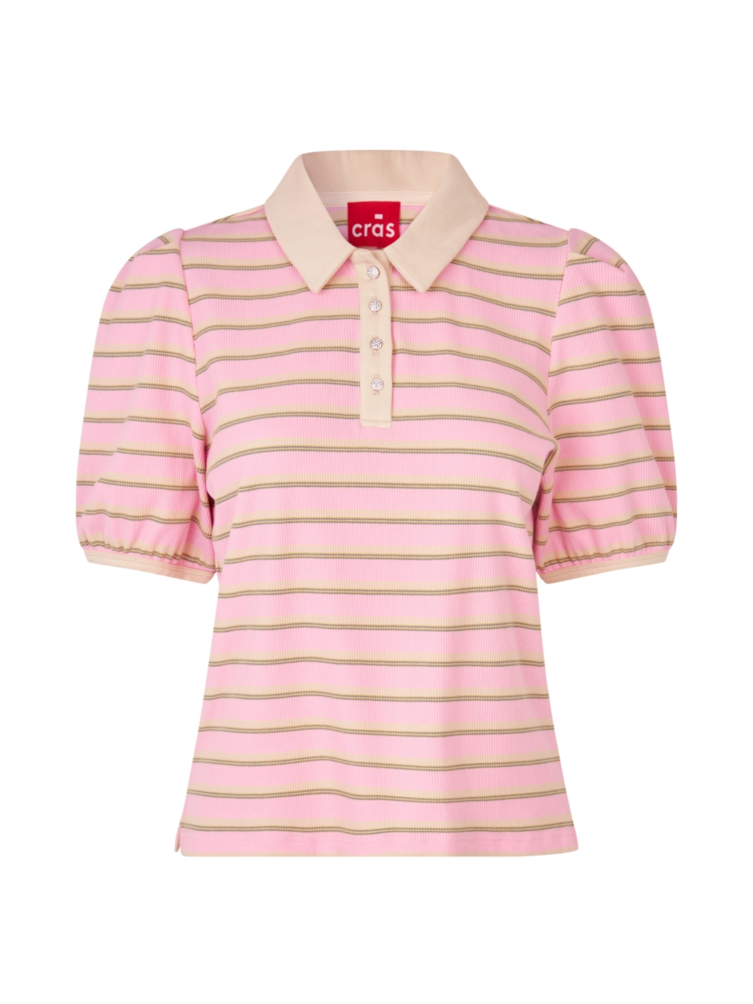 Crās - Top ' Kleocras ' em branco: frente