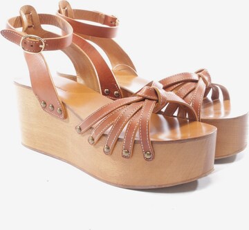 Isabel Marant Etoile Sandals & High-Heeled Sandals in 40 in Brown: front