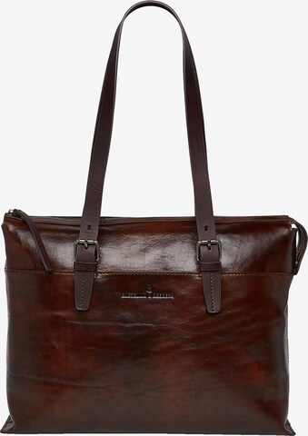 Castelijn & Beerens Shoulder Bag 'Rien' in Brown: front