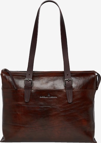 Castelijn & Beerens Shoulder Bag 'Rien' in Brown: front