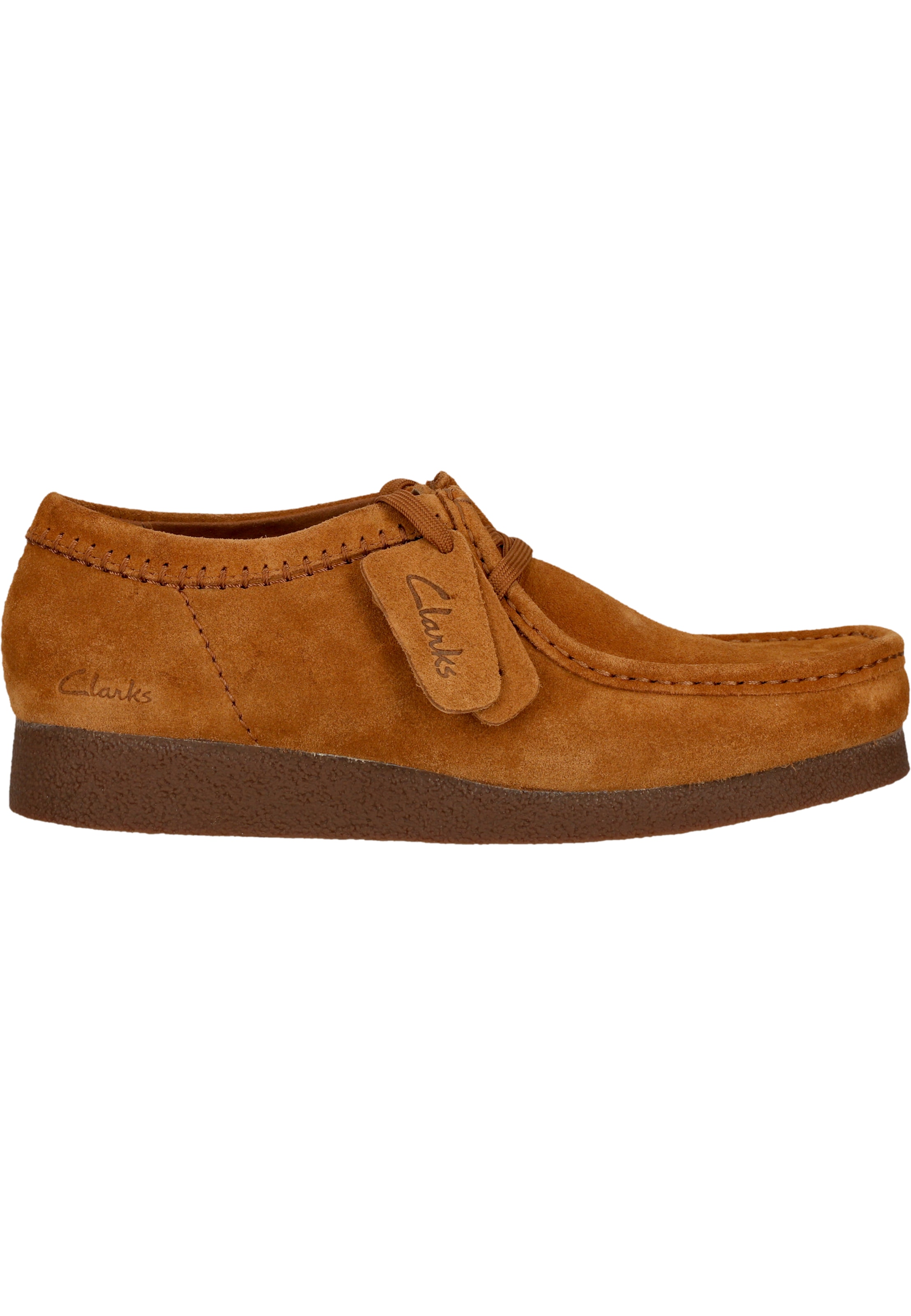 CLARKS Mokassin 'WallabeeEVO' in Braun