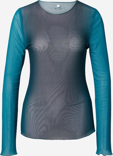 Marškinėliai 'Alba' iš Won Hundred, spalva – azuro spalva / žalsvai mėlyna / tamsiai pilka, Prekių apžvalga