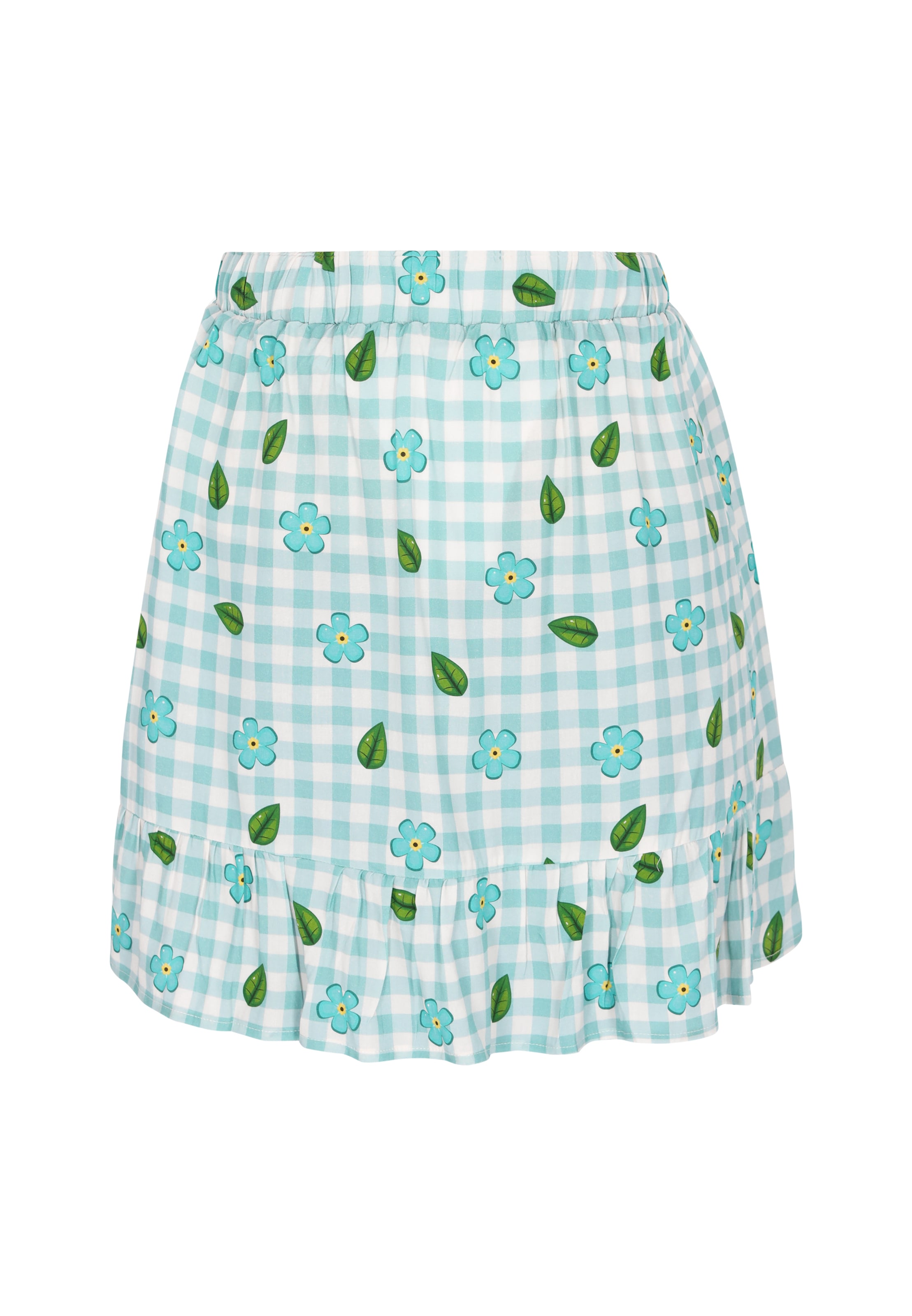 MYMO - Saia em azul: frente