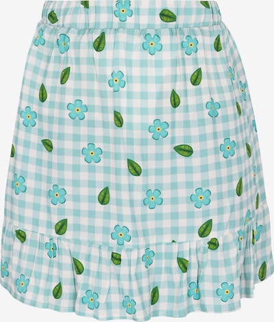 MYMO Sukňa - tyrkysová / zelená / biela, Produkt