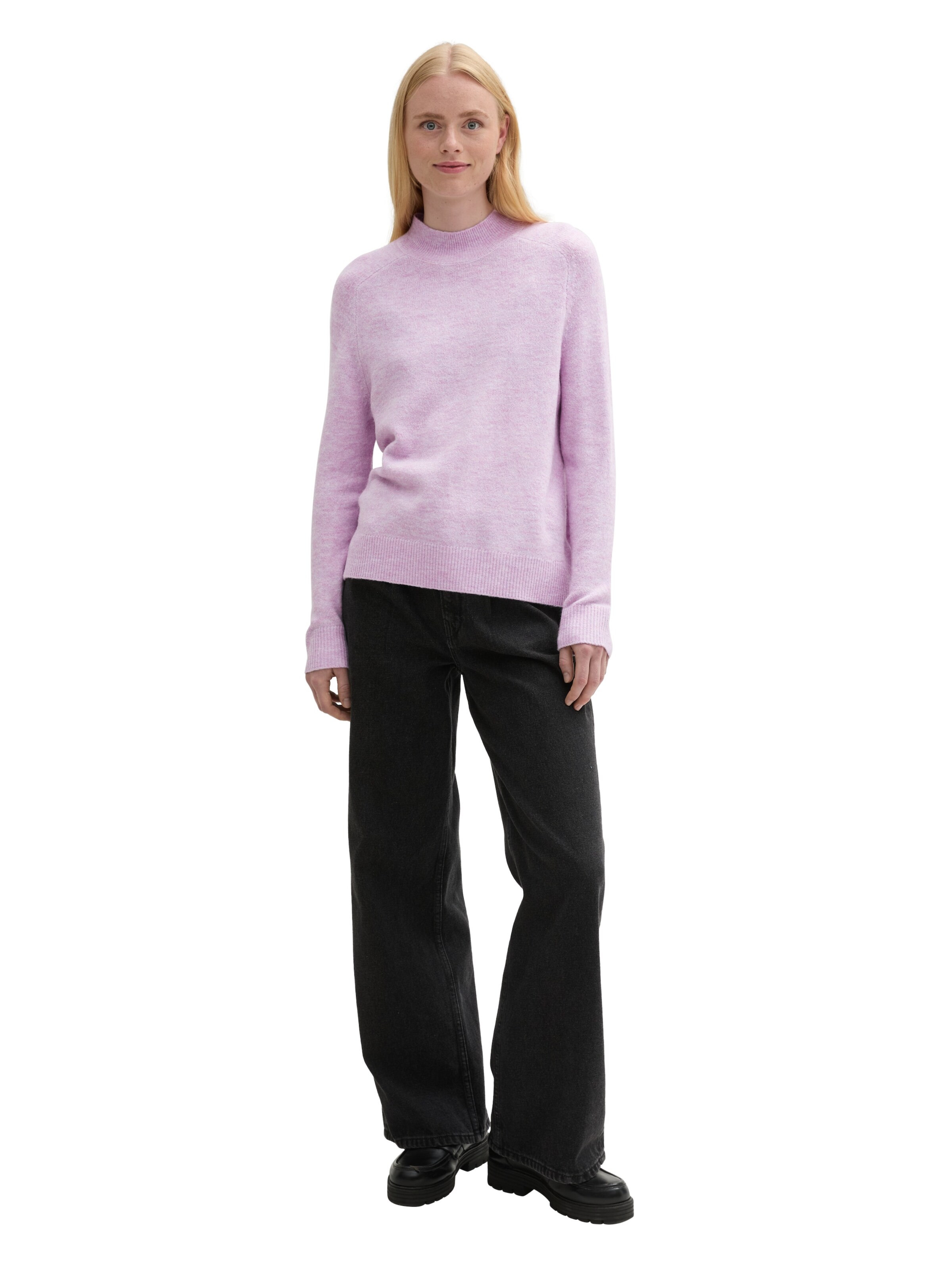 TOM TAILOR DENIM Sweater in Purple