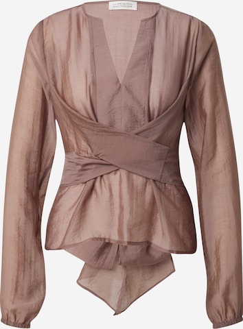 Guido Maria Kretschmer Women Bluse 'Christiana' i brun: forside