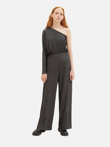 Tuta jumpsuit di TOM TAILOR DENIM in nero: frontale