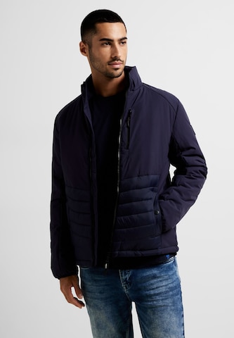 Street One MEN Between-Season Jacket in Blue: front