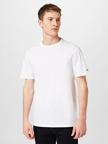 T-Shirt Tommy Jeans en blanc : devant