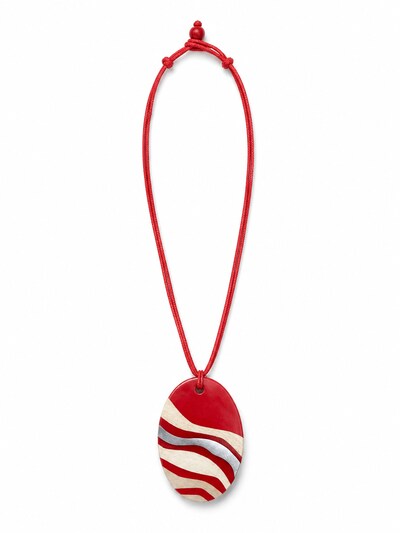 COLLEZIONE ALESSANDRO Necklace 'Marea' in Onesize in Red, Item view