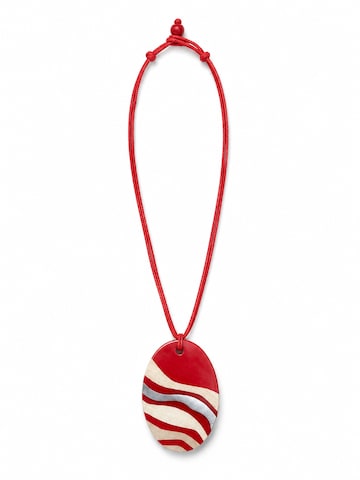 COLLEZIONE ALESSANDRO Necklace 'Marea' in Red: front