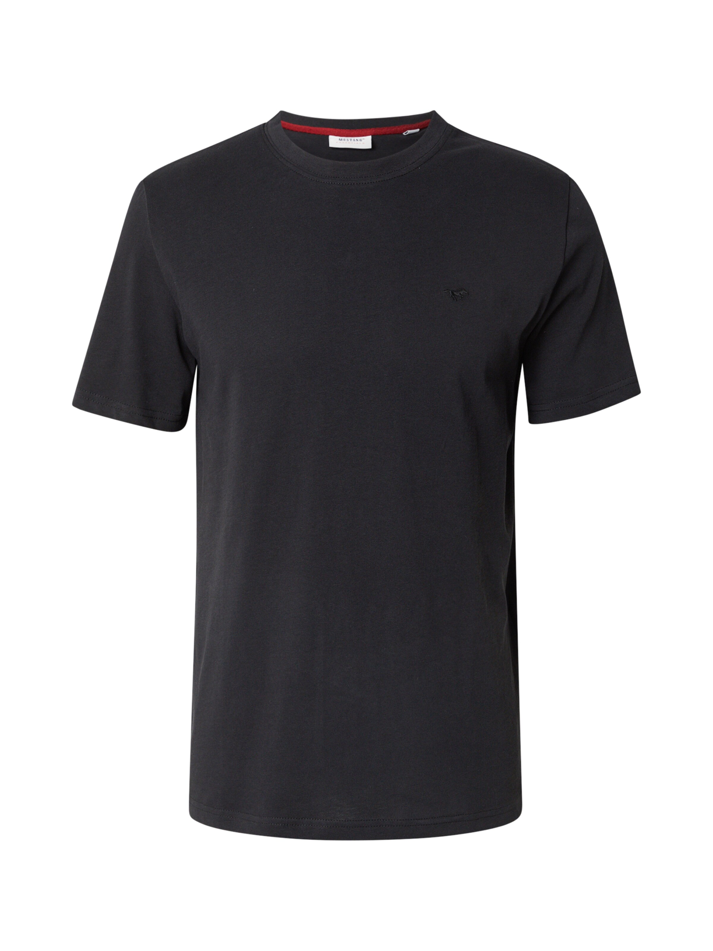 MUSTANG Μπλουζάκι 'Austin' σε μαύρο: μπροστά