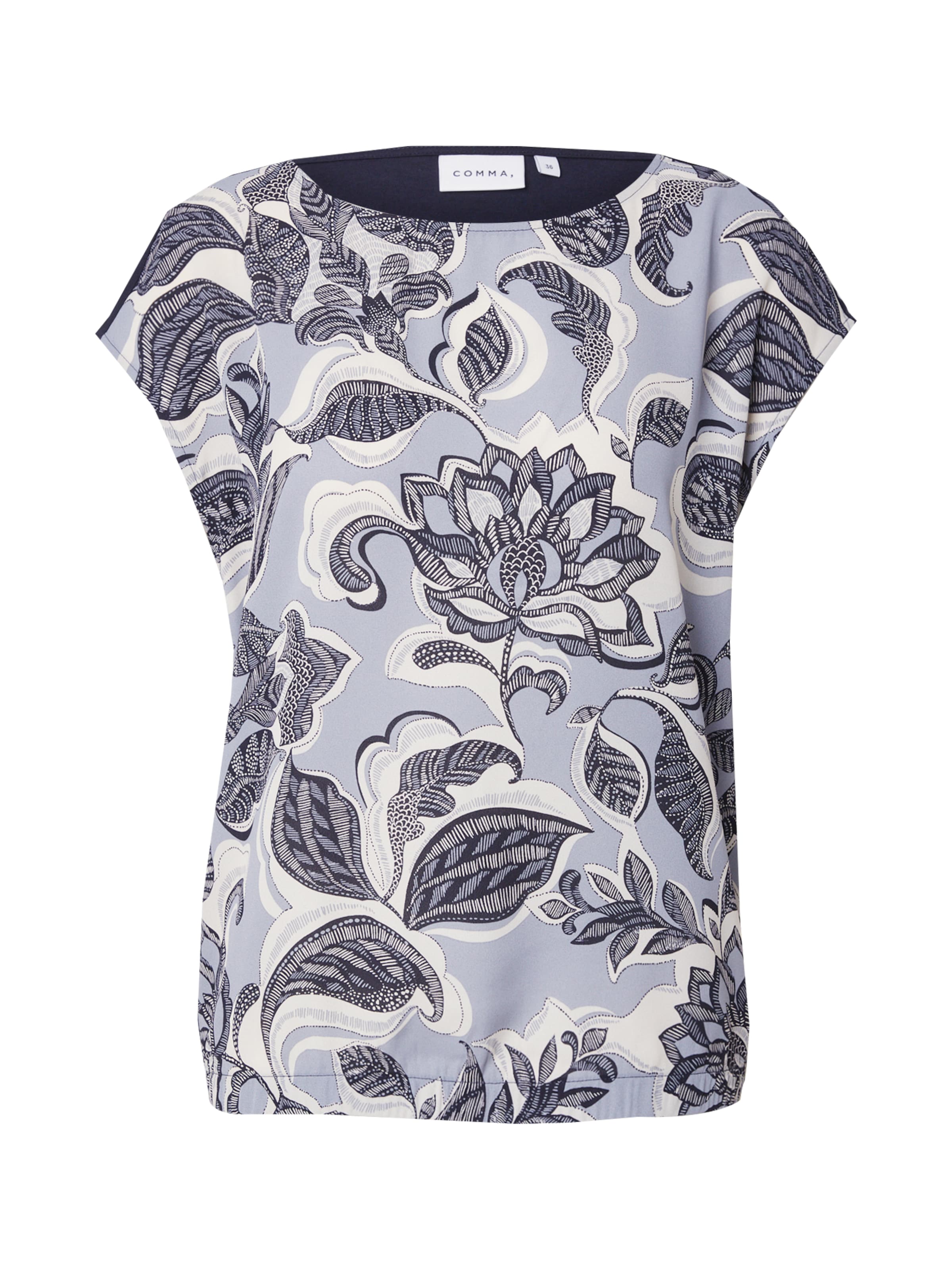 COMMA Shirt in Blau: Vorderseite