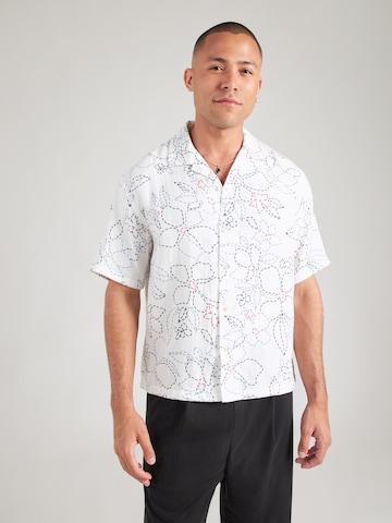 GAP Regular Fit Hemd in Weiß: Vorderseite
