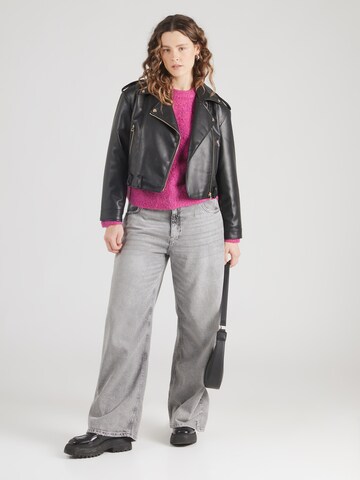PIECES Curve Pulover 'PCNATHERINE' | roza barva